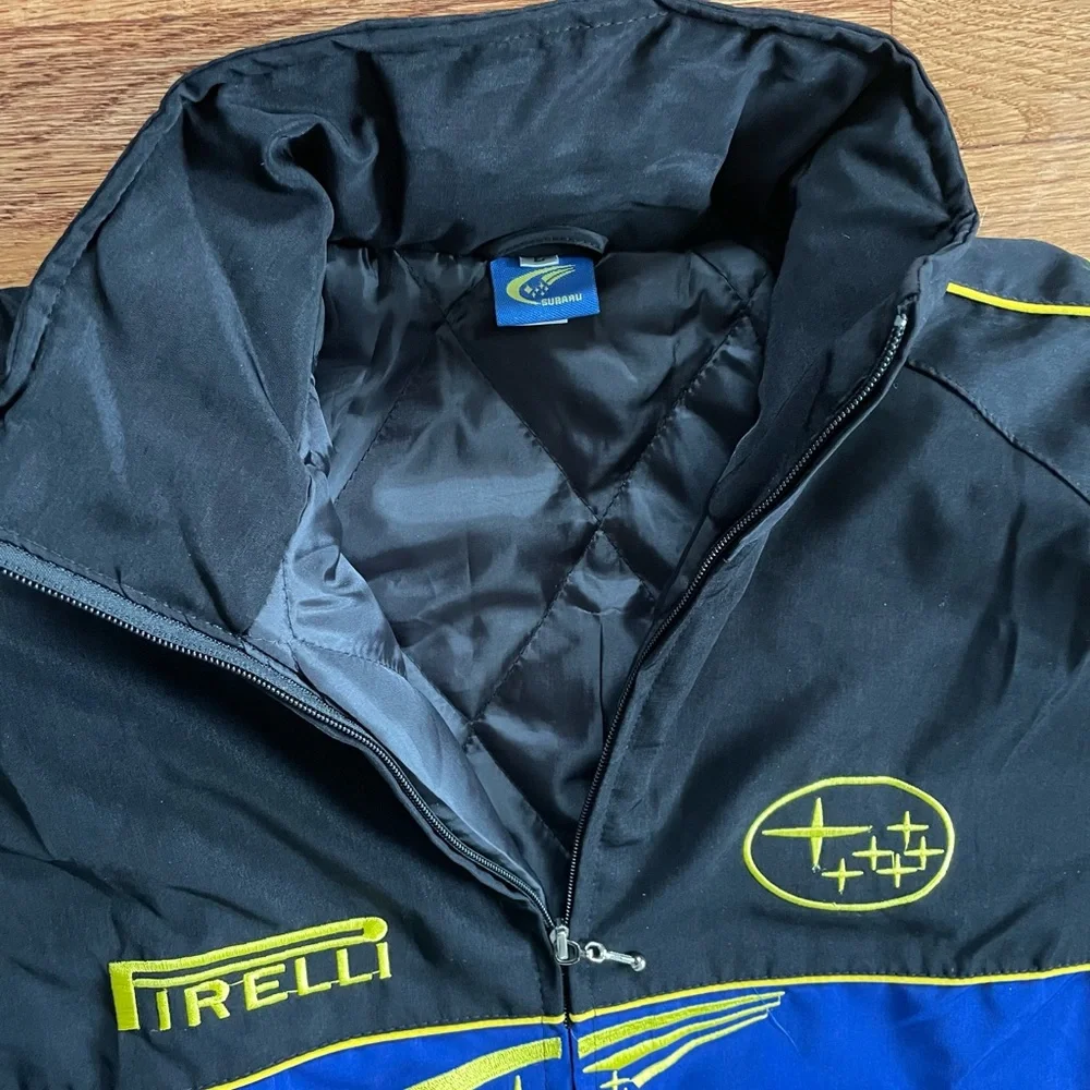 Formula 1 Subaru Racing Jacket Men’s F1 Embroidered Retro Y2k Unisex